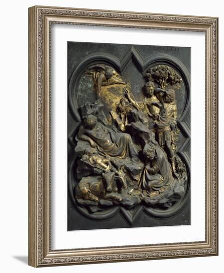 Nativity, Panel-Lorenzo Ghiberti-Framed Giclee Print