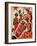 Nativity Scene Fresco Designed and Painted in 1963 by Dom Georges Saget, Keur Moussa Abbey Church,-Godong-Framed Photographic Print