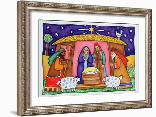 Nativity Scene-Cathy Baxter-Framed Giclee Print