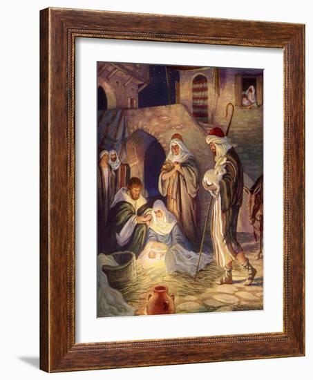 Nativity Scene-Milo Winter-Framed Giclee Print