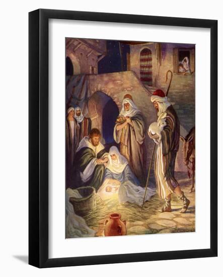 Nativity Scene-Milo Winter-Framed Giclee Print