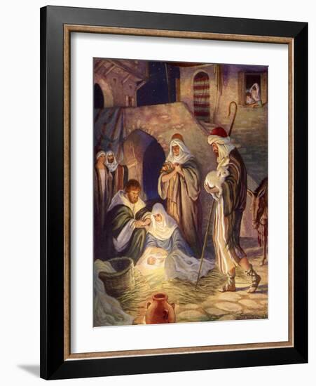 Nativity Scene-Milo Winter-Framed Giclee Print