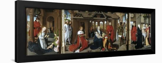 Nativity. The Adoration of the Magi. Purification, 1479-1480.-Hans Memling-Framed Giclee Print