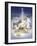 Nativity with angel-MAKIKO-Framed Giclee Print