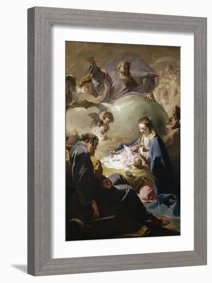 Nativity-Giovanni Battista Pittoni-Framed Giclee Print