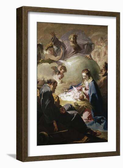 Nativity-Giovanni Battista Pittoni-Framed Giclee Print