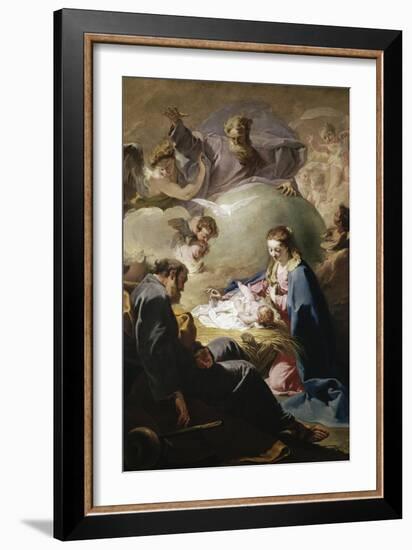 Nativity-Giovanni Battista Pittoni-Framed Giclee Print