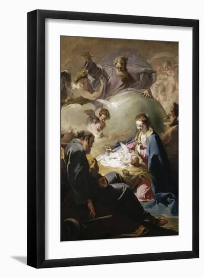 Nativity-Giovanni Battista Pittoni-Framed Giclee Print