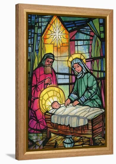 Nativity-Stanley Cooke-Framed Premier Image Canvas