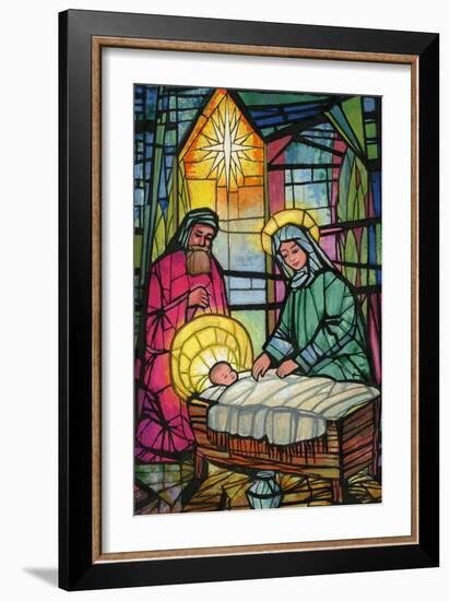 Nativity-Stanley Cooke-Framed Giclee Print