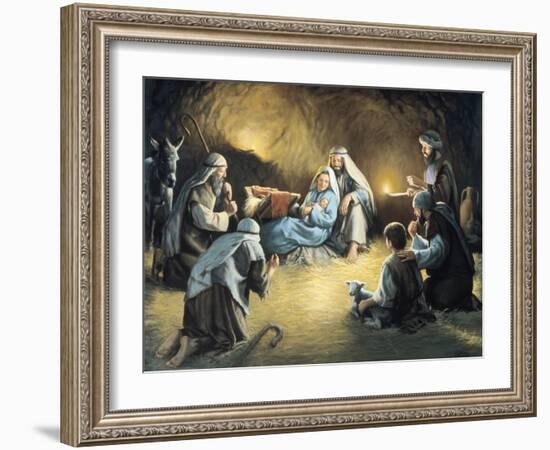Nativity-David Lindsley-Framed Giclee Print
