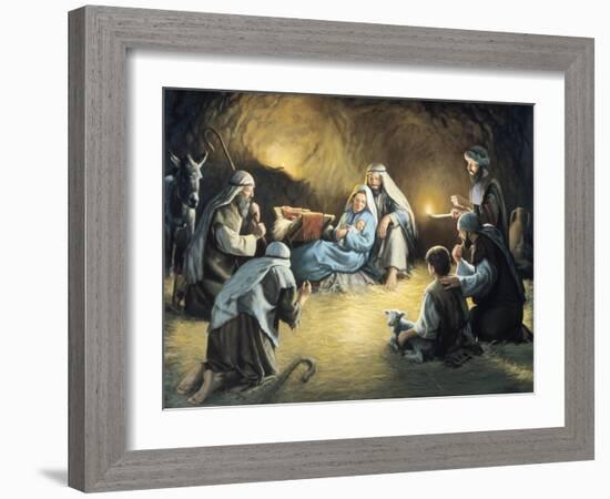 Nativity-David Lindsley-Framed Giclee Print