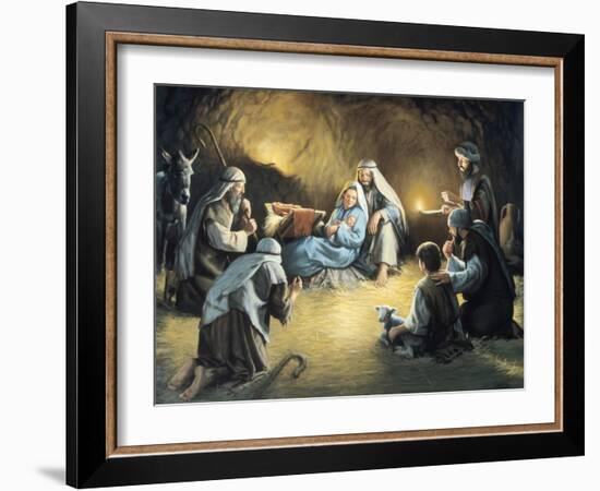 Nativity-David Lindsley-Framed Giclee Print