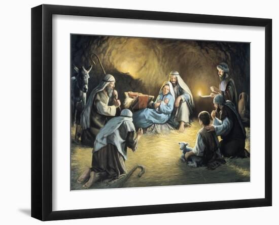 Nativity-David Lindsley-Framed Giclee Print