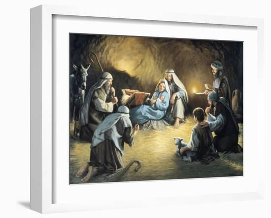 Nativity-David Lindsley-Framed Giclee Print