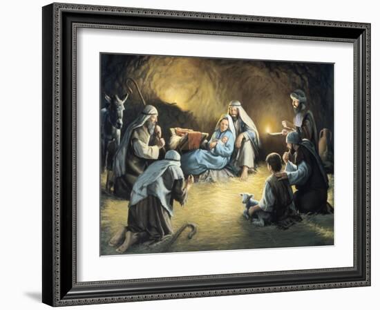 Nativity-David Lindsley-Framed Giclee Print