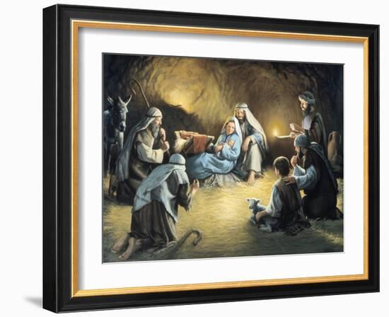 Nativity-David Lindsley-Framed Giclee Print