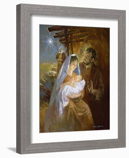 Nativity-Hal Frenck-Framed Giclee Print