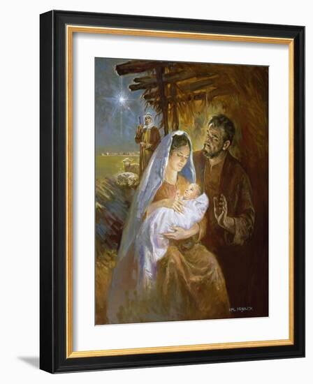 Nativity-Hal Frenck-Framed Giclee Print