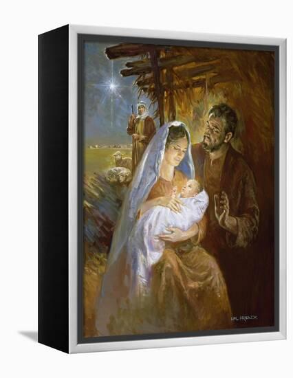Nativity-Hal Frenck-Framed Premier Image Canvas