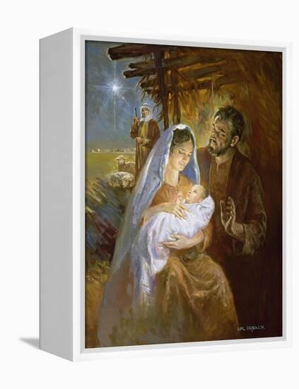 Nativity-Hal Frenck-Framed Premier Image Canvas