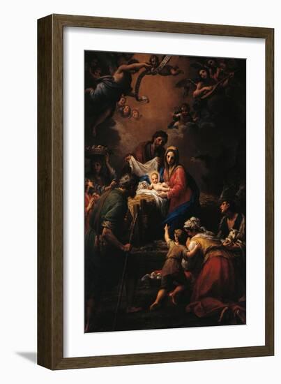 Nativity-Francesco Mancini-Framed Art Print