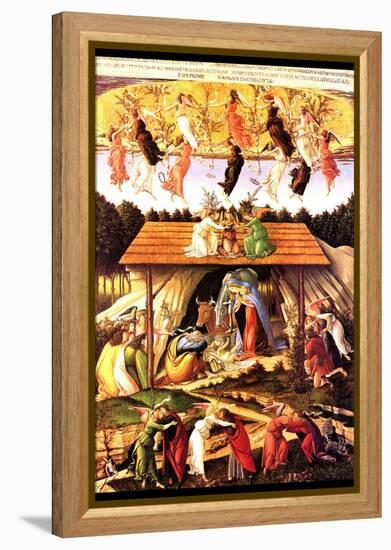 Nativity-Sandro Botticelli-Framed Stretched Canvas