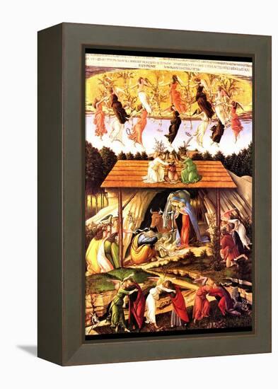 Nativity-Sandro Botticelli-Framed Stretched Canvas