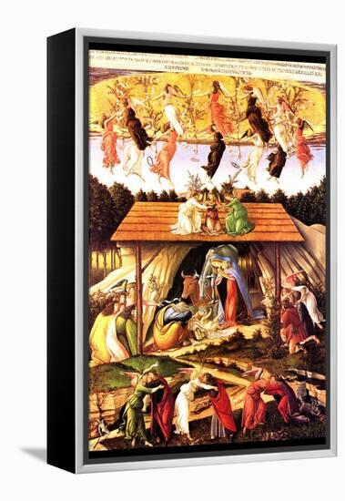 Nativity-Sandro Botticelli-Framed Stretched Canvas