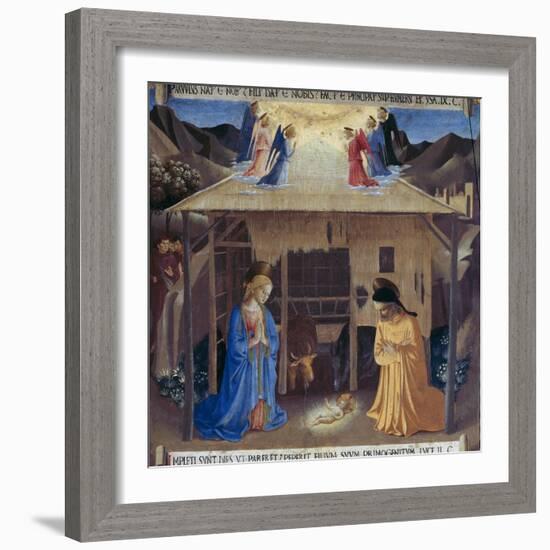 Nativity-Fra Angelico-Framed Giclee Print