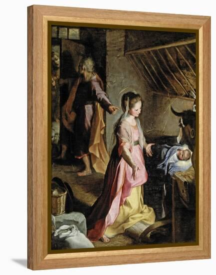 Nativity-Federigo Barocci-Framed Premier Image Canvas