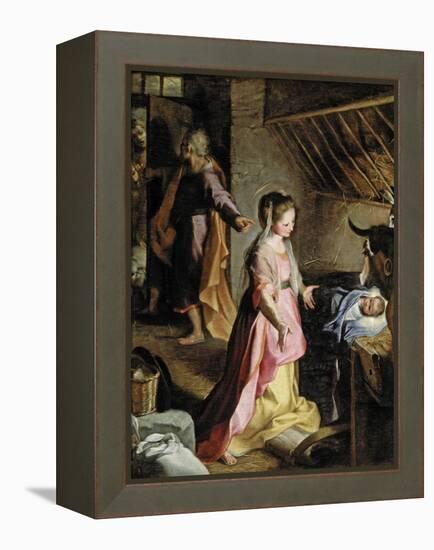 Nativity-Federigo Barocci-Framed Premier Image Canvas