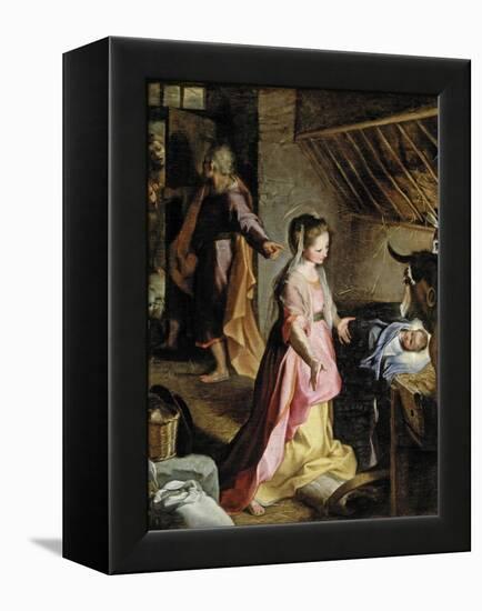 Nativity-Federigo Barocci-Framed Premier Image Canvas