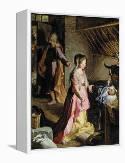 Nativity-Federigo Barocci-Framed Premier Image Canvas