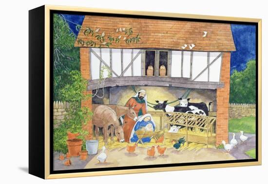 Nativity-Linda Benton-Framed Premier Image Canvas