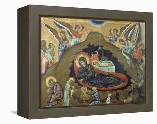 Nativity-Guido da Siena-Framed Premier Image Canvas