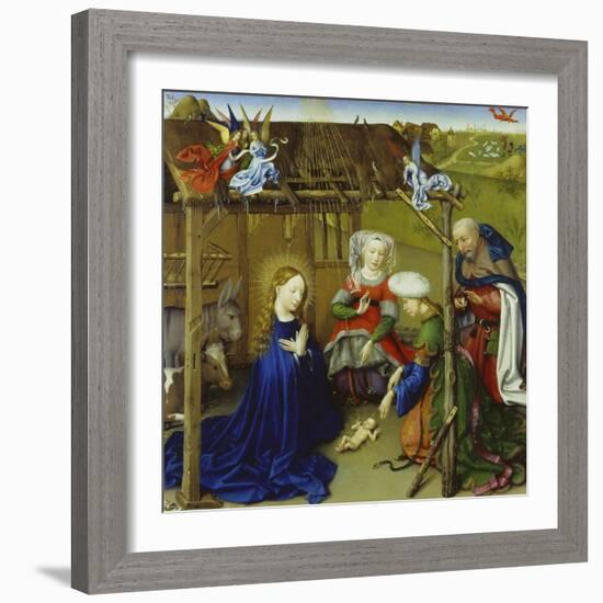 Nativity-Jacques Daret-Framed Giclee Print