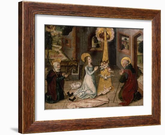 Nativity-Rudolf Stahel-Framed Giclee Print