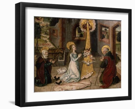 Nativity-Rudolf Stahel-Framed Giclee Print