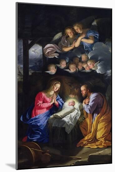 Nativity-Philippe De Champaigne-Mounted Giclee Print
