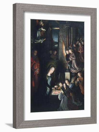 Nativity-Gerard David-Framed Giclee Print