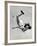 Natl. Women's Tumbling Champion, 15 Year Old, Bonnie Nebelong, in Mid Air with Legs Akimbo-Gjon Mili-Framed Photographic Print