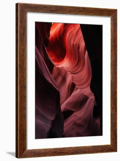 Natural Abstract, Antelope Canyon, Navajo Reservation, Arizona-Vincent James-Framed Photographic Print