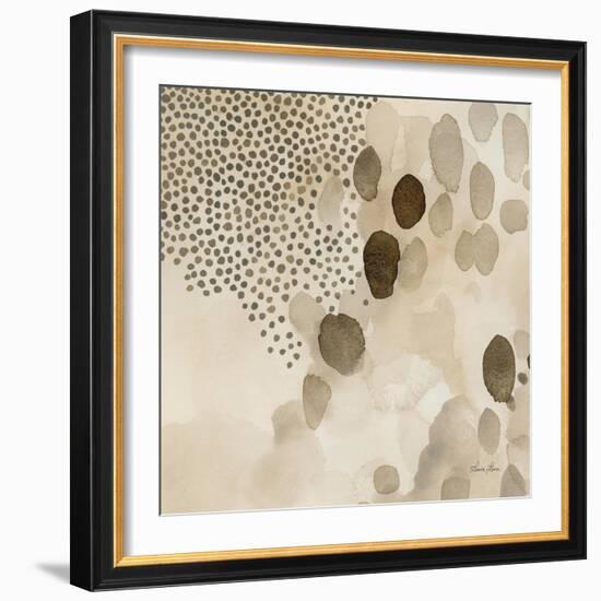 Natural Abstract II Crop I-Laura Horn-Framed Art Print