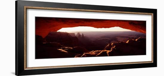 Natural Arch at Sunrise, Mesa Arch, Canyonlands National Park, Utah, USA-null-Framed Photographic Print