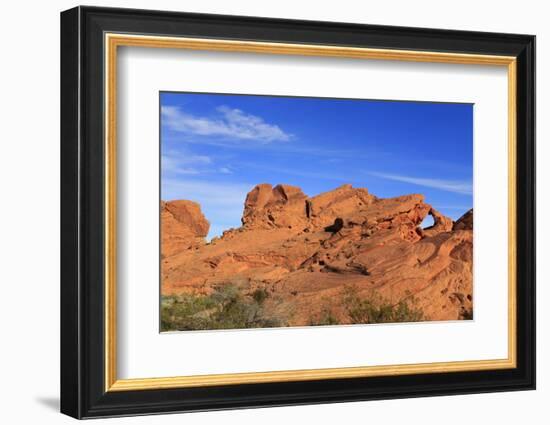 Natural Arch, Valley of Fire State Park, Overton, Nevada, United States of America, North America-Richard Cummins-Framed Photographic Print