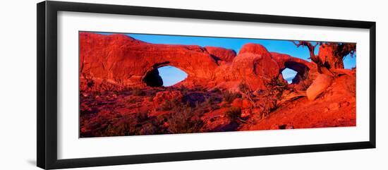 Natural arches at Arches National Park, Moab, Utah, USA-null-Framed Photographic Print