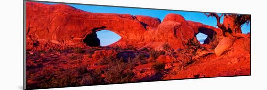 Natural arches at Arches National Park, Moab, Utah, USA-null-Mounted Photographic Print
