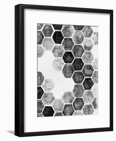 Natural Architecture 1 B&W-Edith Lentz-Framed Art Print