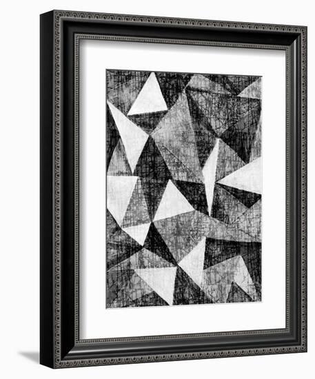 Natural Architecture 2 B&W-Edith Lentz-Framed Art Print